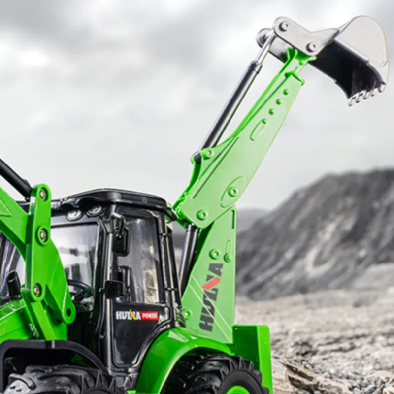 

HUINA Remote Control 1:14 1579 Backhoe Excavator 2.4G 9CH Finished RC Loader Digger Model Toys Gifts