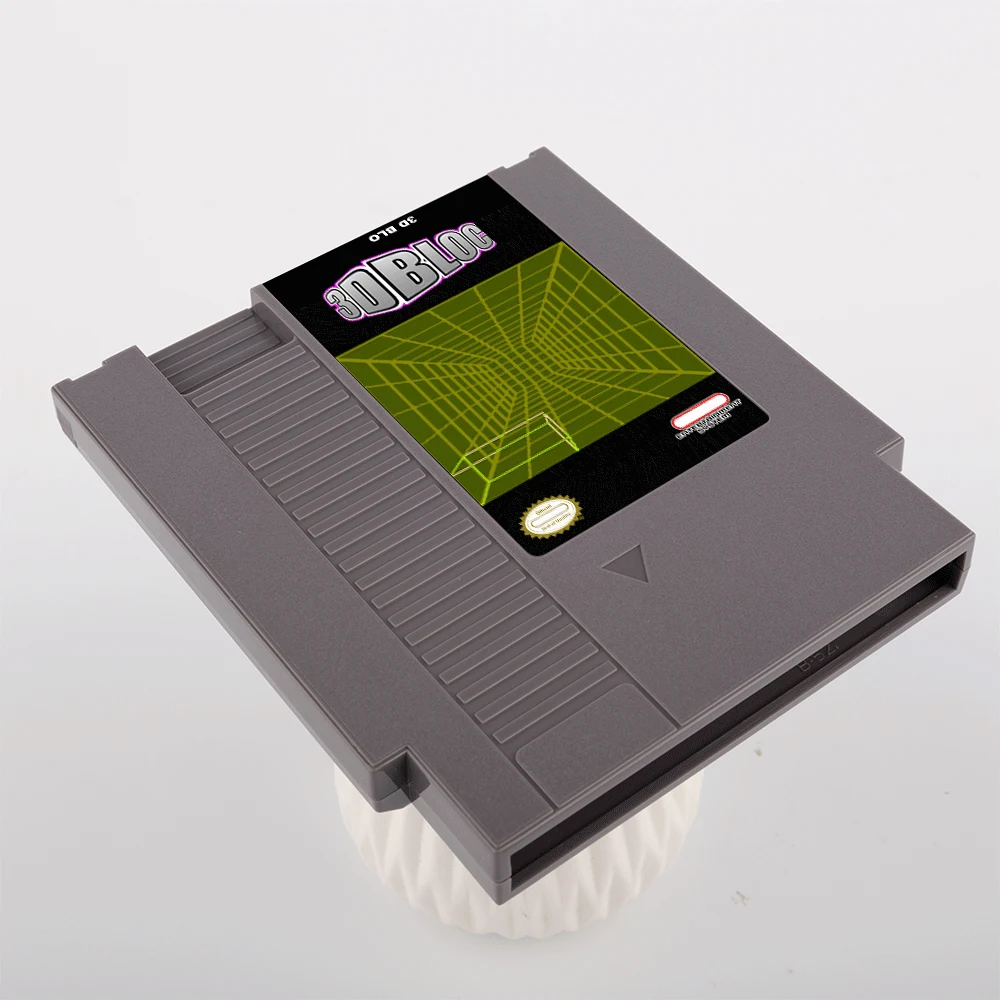 بطاقة ألعاب الحركة المحظورة ثلاثية الأبعاد لخرطوشة ألعاب الفيديو NES 72 Pins 8bit لوحدة التحكم نينتندو