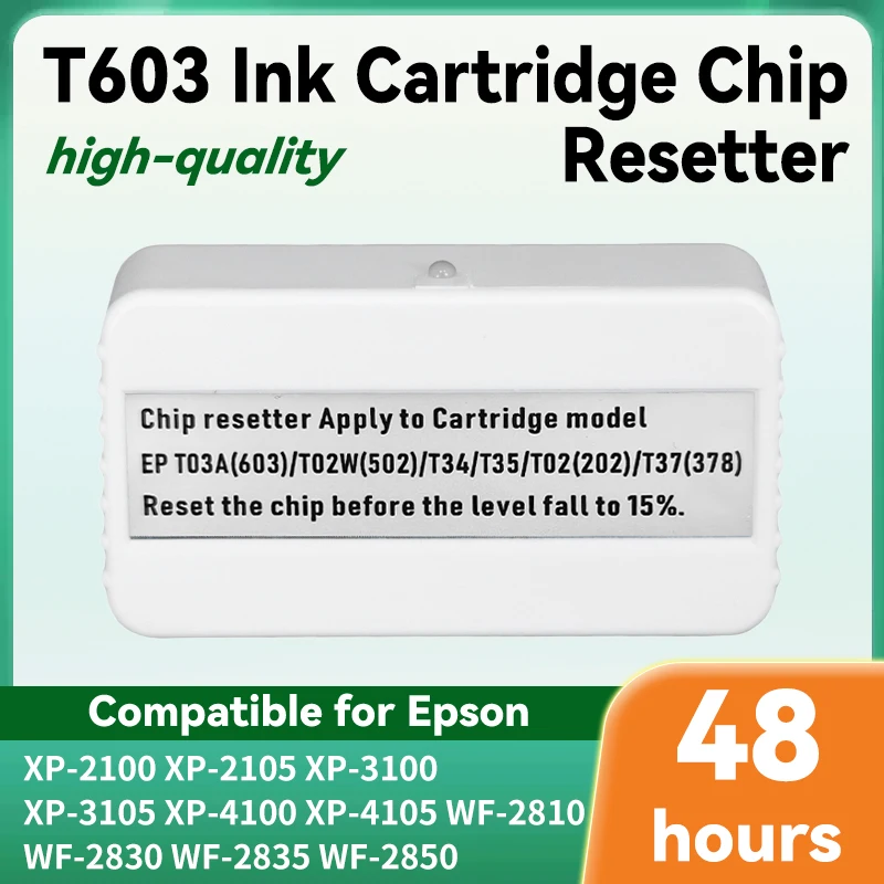 5PCS T603 Tinte Patrone Chip Resetter für Epson XP-2150 XP-2155 XP-3150 XP-3155 XP-4150 XP-4155 WF-2820 WF-2840 WF-2845F WF-2870
