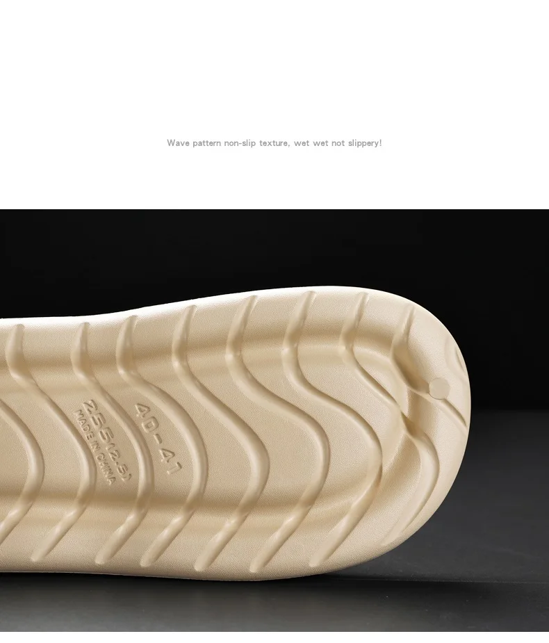 Flip-Flops für Damen und Herren, Sommer 2022, neue Oberbekleidung, rutschfeste, geruchshemmende Flip-Flops, Strandpantoffeln mit dicken Sohlen – Detail 2
