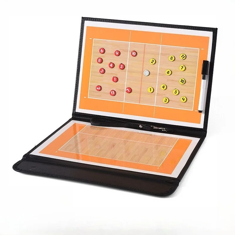 

Competition Training Portable Leather Volleyball Strategy Arrangement Board Coach Strategy Arrangement Demonstration Board