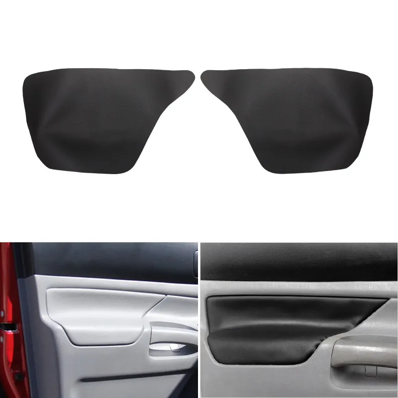 

LHD Car Front Door Armrest Panel Cover Microfiber Leather Decoration Trim For Toyota Tacoma 2005 2006 2007 - 2013 2014 2015