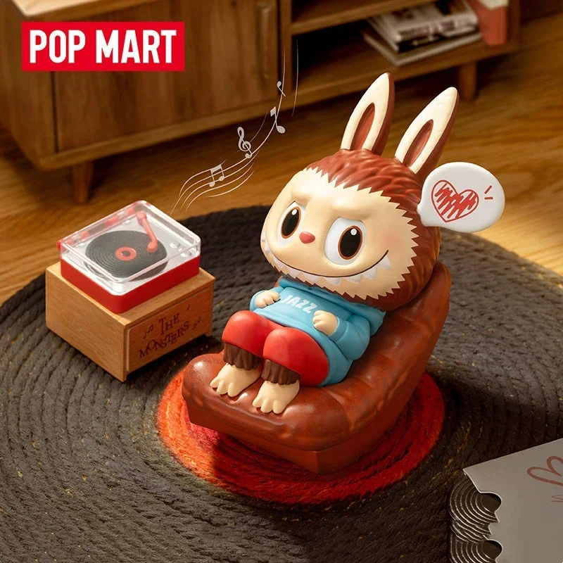 

POPMART LABUBU THE MONSTERS JAZZ Series Blind Box Anime Action Figure Guess Bag Ornament Figurines Desktop Dolls Model