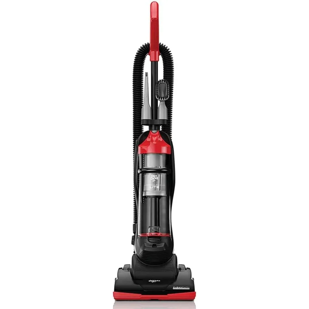 agless Vacuum Cleaner, Small Upright for Carpet and Hard Floor, Lightweight, UD20121PC, Red