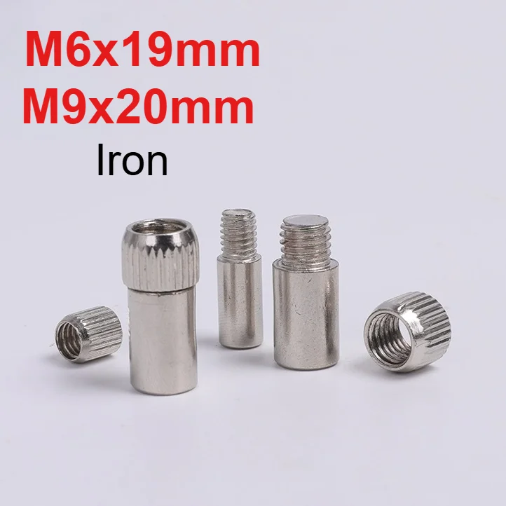 M6 M9 Iron Shelf Support Screw Pin Peg Nut Screw Set For Cabinet Furniture Connecting Fittings Shelves Support Seperator