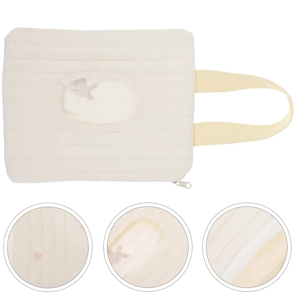 

2Pcs Refills Wipes Holder Travel Wet Dry Bag Portable Diaper Wipe Dispenser Baby Nursery Bathroom Compact Container
