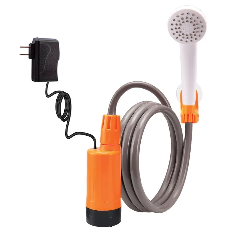 

Outdoor Portable Electric Shower Unplugged Rechargeable Shower