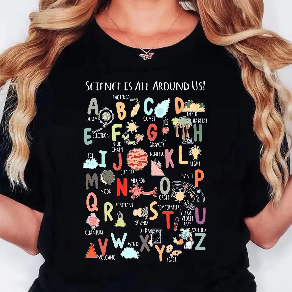 Bunte Alphabet Print T-Shirts Frauen Manga Grafik Y2K T-Shirt Harajuku Top weibliche japanische Manga Designer Kleidung