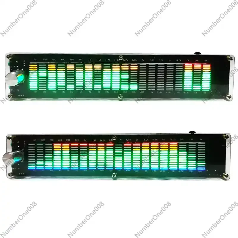 Music Spectrum Dynamic Level Indicator Multi Mode DSP Equalizer EQ Voice Control DC7-24V