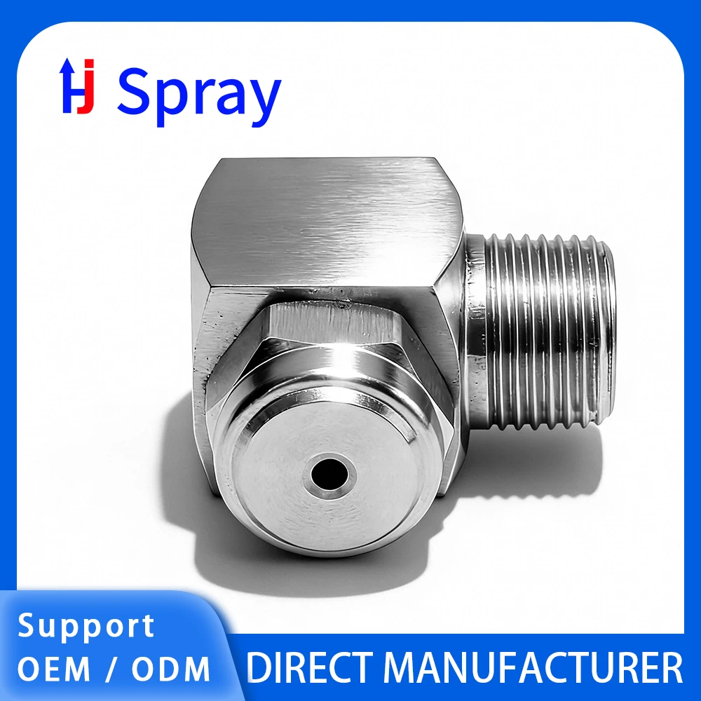 

Полноконусная форсунка Huajue серии GGA, 1/4 дюйма, с наружной резьбой, из нержавеющей стали, углового типа, для пожаротушения и охлаждения распылением