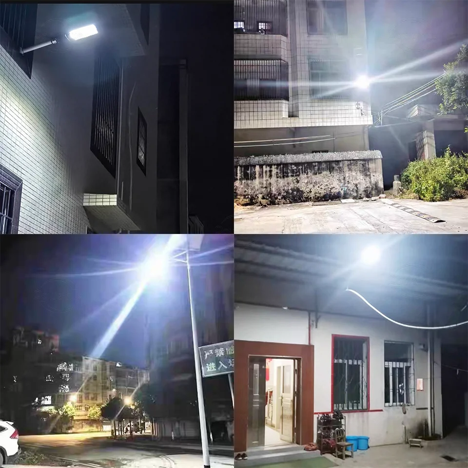 6000000LM LED Solar Outdoor Lamp Sunlight Motion Sensor Light Remote Control 1000W Solar Lamp Waterproof Street Wall Garden Lamp