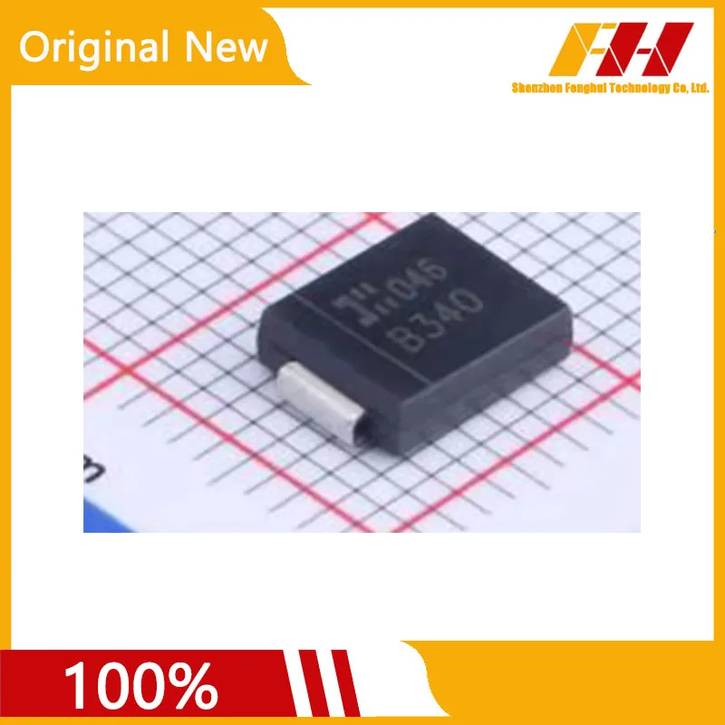 10PCS 100% nuovo e originale B340Q-13-F SMCElectronic components Schottky Diodes & Rectifiers transistor Field effect