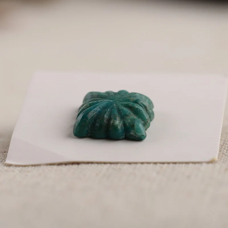 B&F Square Chrysocolla Earring Beads, Handmade Natural stones beads, Polished Stones for jewelry Making Supplies