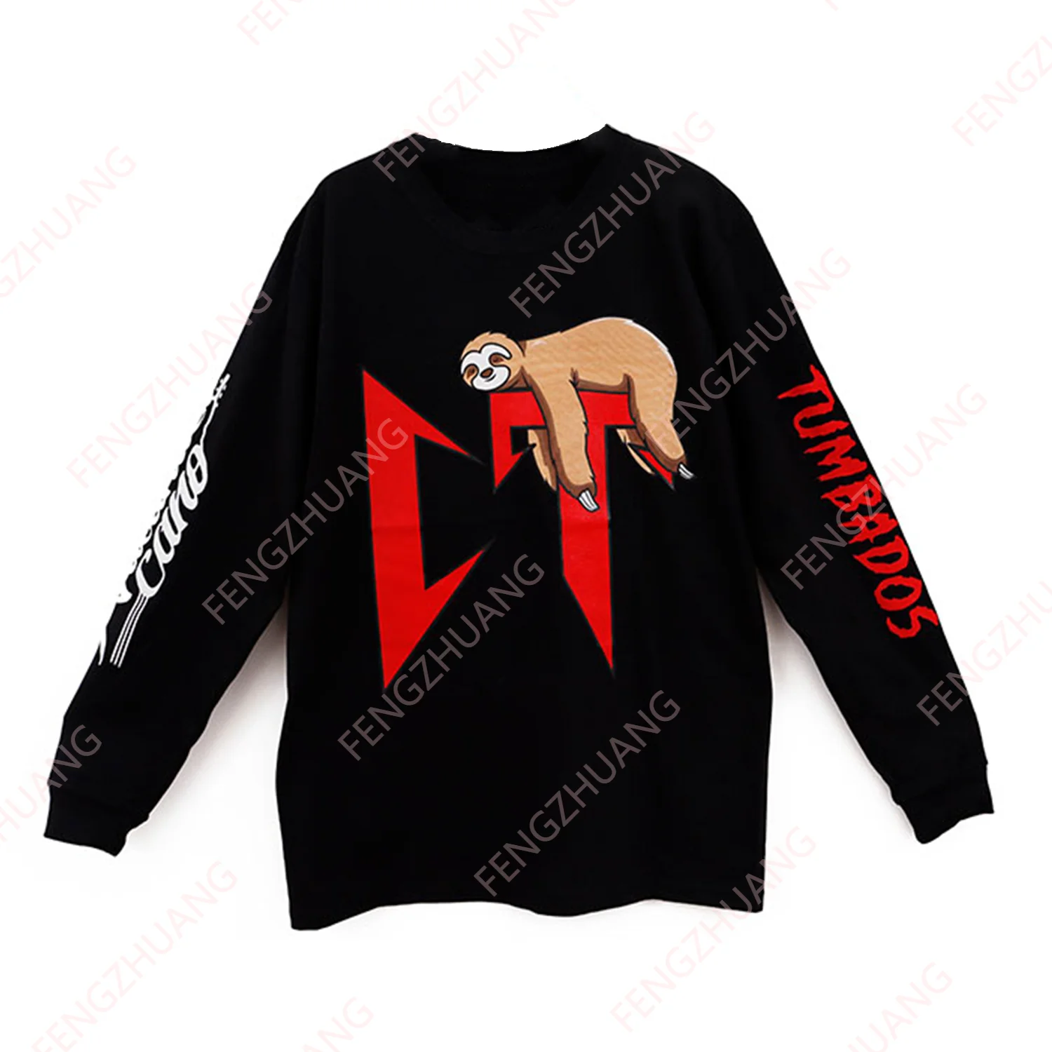 

Men's Round Neck Casual Natanael Cano C.T Printed New Cotton Heavy Sweatshirt For Men And Women Loose Casual Sportwear