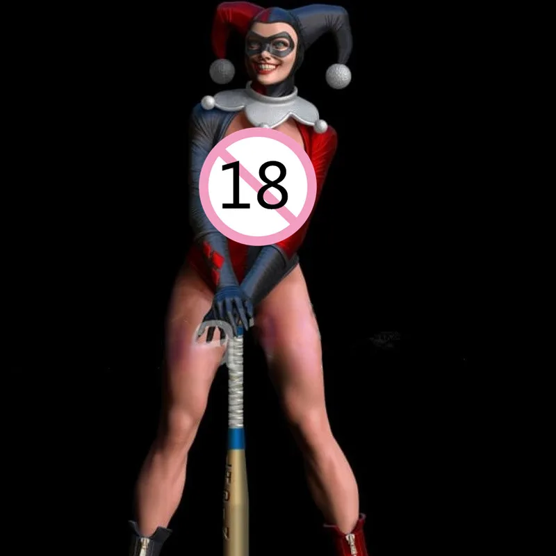 

1/24 Scale 75mm Hight Resin Figure Funny sexy baseball girl Model Kit Unassembled Unpainted 3D printing toy 563