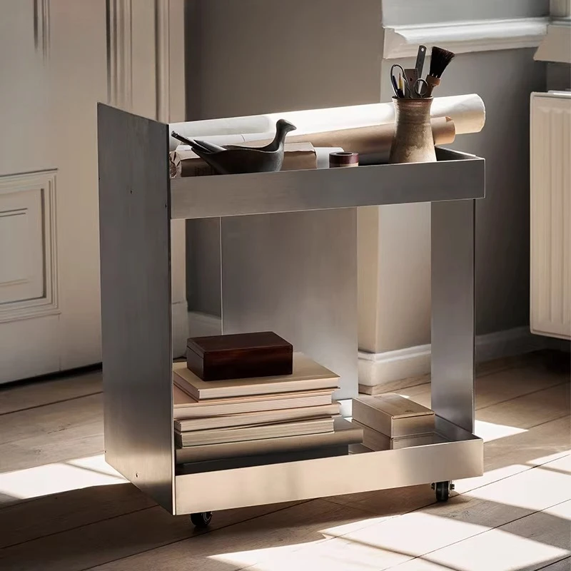 

Полка-тележка в скандинавском стиле, многофункциональный угловой стол