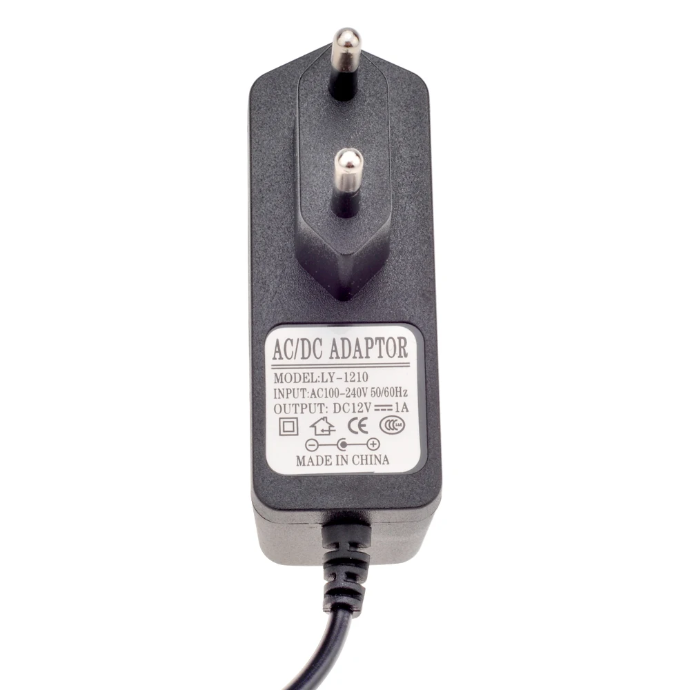 Gadinan 12v 1a 5,5mm x 2,1mm netzteil eu au uk us stecker typ ac V-240V zu dc adapter stecker für cctv ip kamera