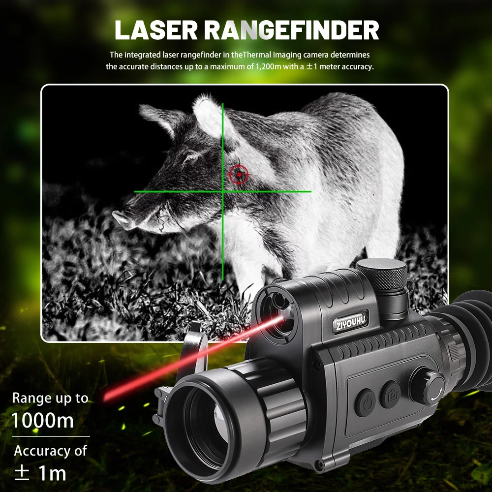 

Thermal Monocular Camera ZS335/ZS650 Cross Cursor WIFI for Dark Hunting 35mm/50mm Thermal Imaging Scope with Ranging