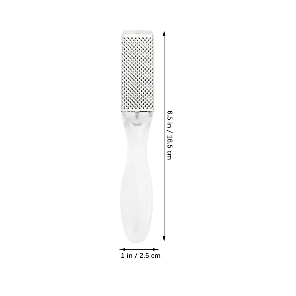 

Stainless Steel Double Sided Foot Rubbing Board Pedicure Tool Sturdy File Sander Durable Foot Care Tool Dead Skin for Parents