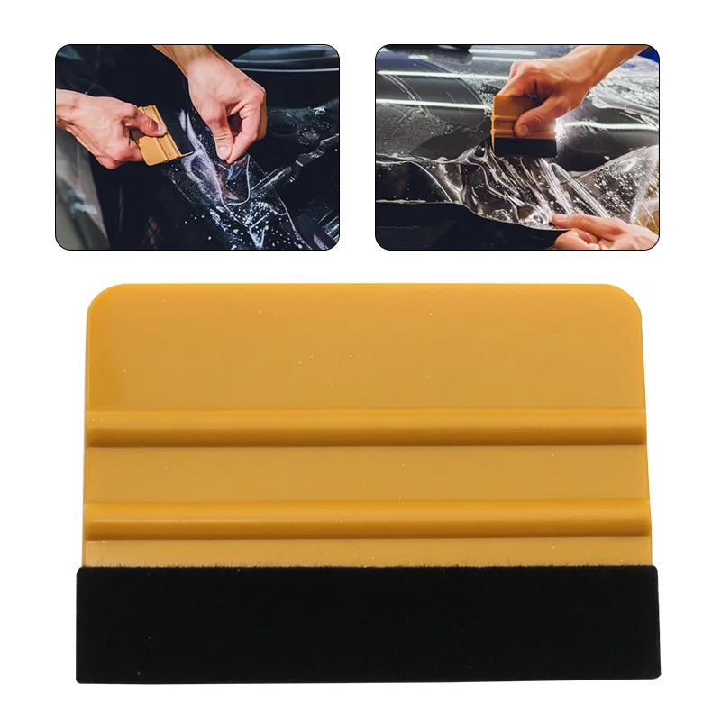 Herramienta de película para coche, rascador de 20MM de ancho, antiarañazos, antigolpes, antideslizante, para raspar bordes