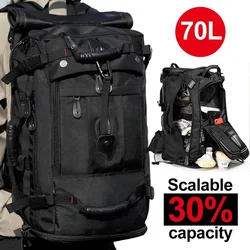 Mochila de viaje de 50L y 70L para entrenamiento físico, bolsa de equipaje multifunción de gran capacidad, impermeable, para hombres, senderismo al aire libre, paquete de senderismo XA8