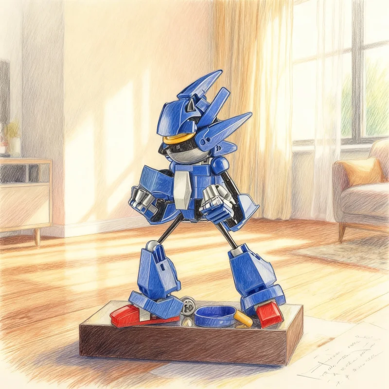 

344PCS Moc Building Blocks Mechasas Sonicdas Mk. II Cartoon Game Creative Toy For Kids Birthday Christmas Gift Educational Brick