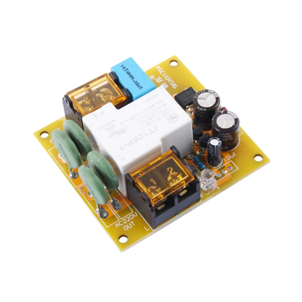 AC220V 2000W 30A High Power Power Supply Soft Start Board Finished Board Anti-impact Suitable for Class A Power Amplifier