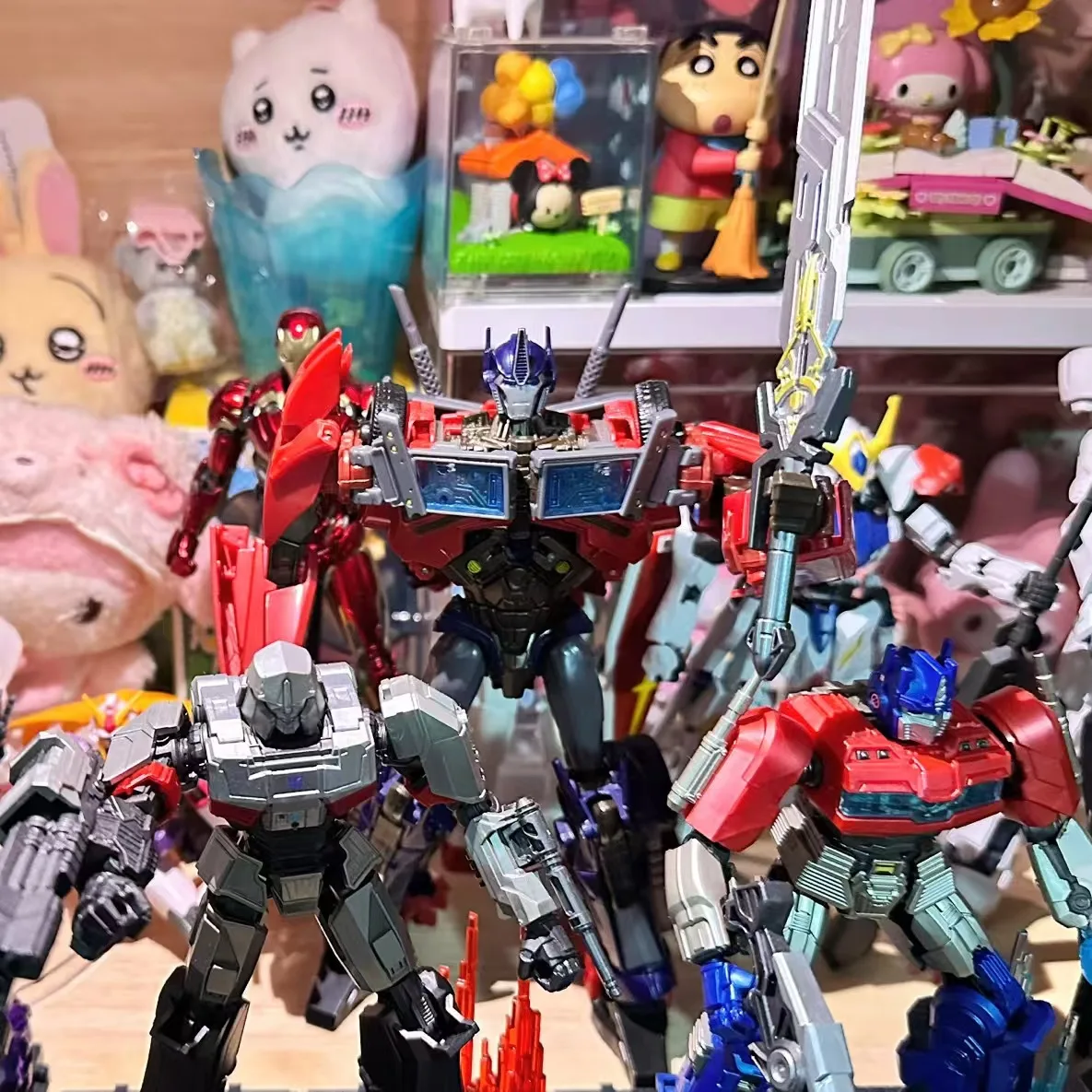 

Новая коллекционная фигурка-модель Трансформеров Апачи Оптимус Прайм, подарок на день рождения