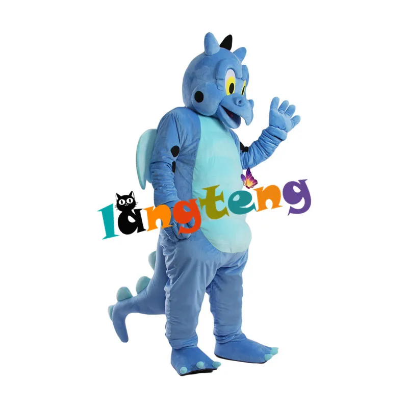 1303 lustige angepasste lila Dinosaurier Maskottchen Kostüm Cartoon Cosplay Fursuit für Erwachsene