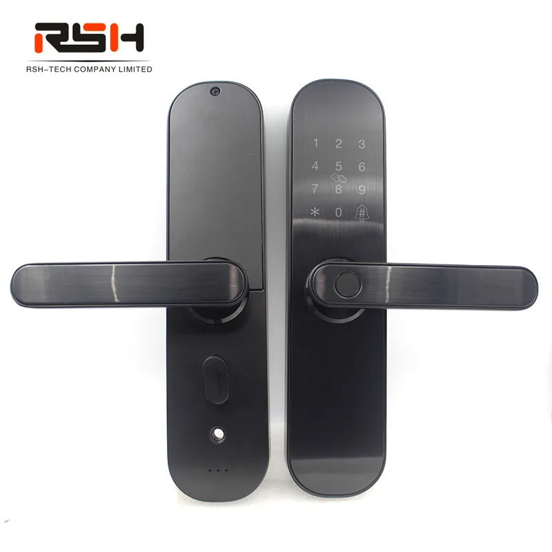 WiFi Fingerprint Touch Screen Smart Door Keyless Entry Door Lock Remote Control Home, Office, Basement Door