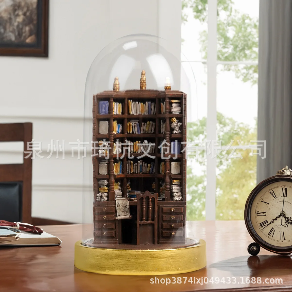 The bay library Miniature Bookcase Bookshelf Decorative Home Decoration New Arrival Cross Border