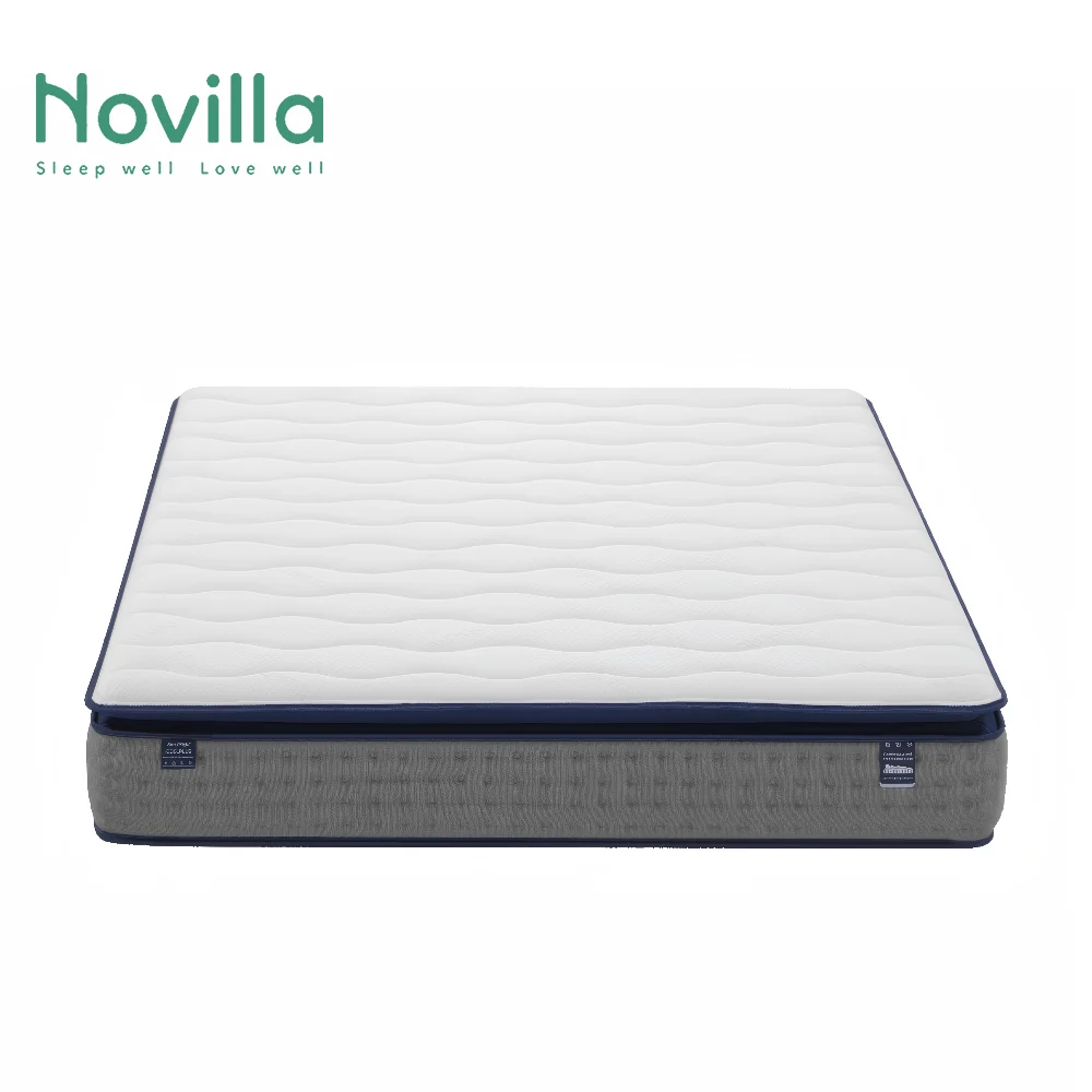 Pillow Top Hybrid Mattress Roll Up Foldable Home Use King/Queen Size Twin Pocket Spring 30cm - view 2
