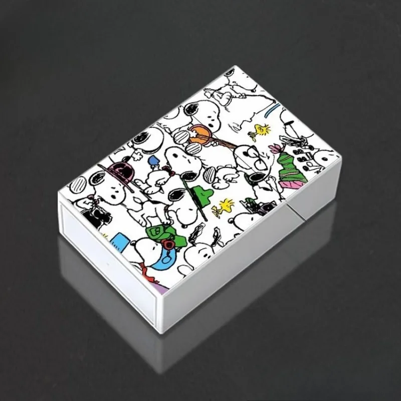 스누피 만화 만화 담배 상자가 누르고 자동으로 팝 방습 담배 상자 압착 방지 담배 상자