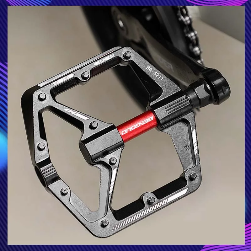 自転車ペダル-アルミ合金製-滑り止め-デュアルduシールドベアリング-マウンテンバイク-ロードバイク-サイクリング用-滑り止めプラットフォームペダルパーツ