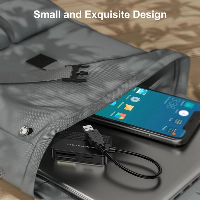 Reader 4-In-1, TF SD MS CF Card Reader Multi Card Adapter External For Computer Camera Type-C Interface Durable