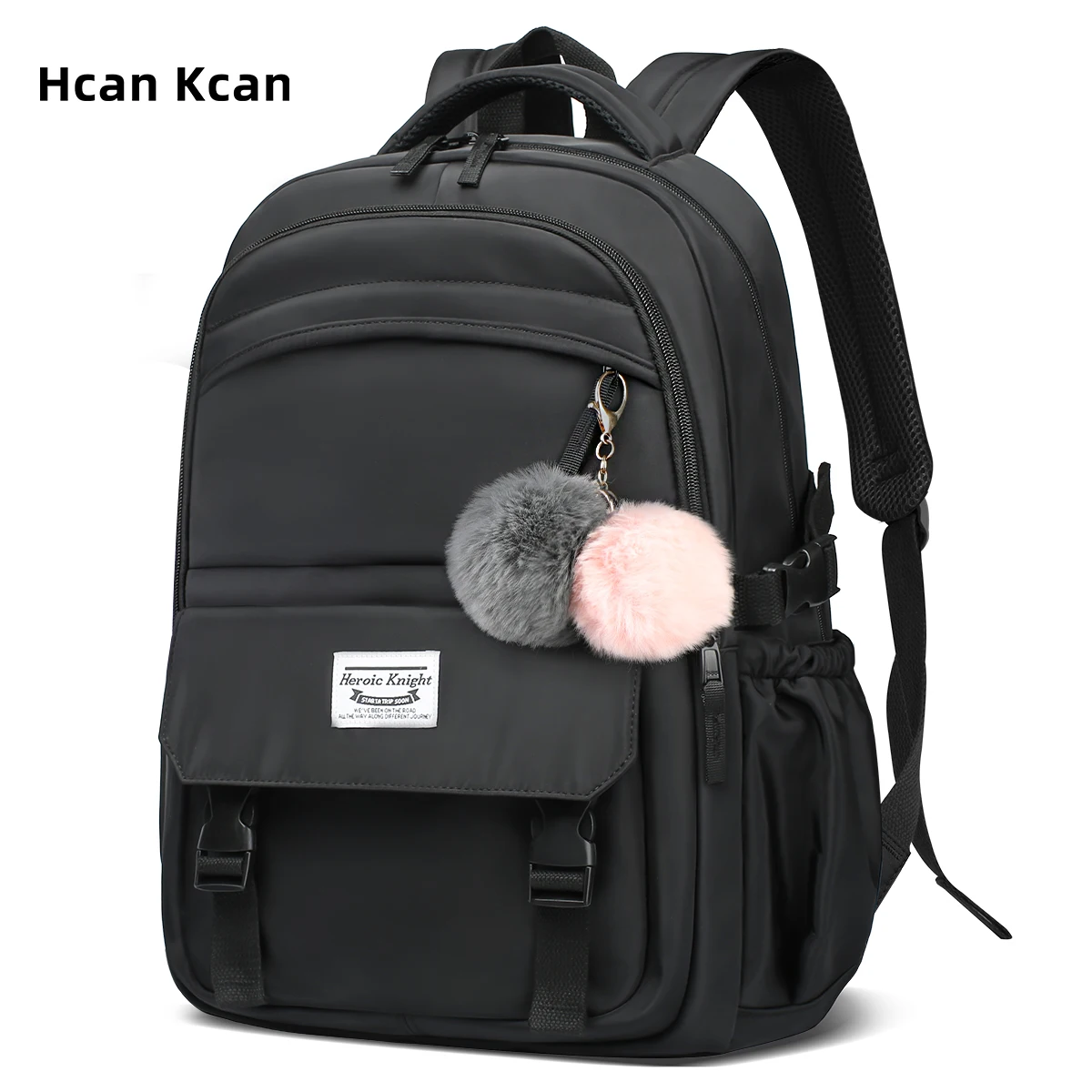 HcanKcan Fashion Backpack For Men High Capacity College Women Backpack Light Simple Travel Bag 15.6 Laptop Backpack Teenagers