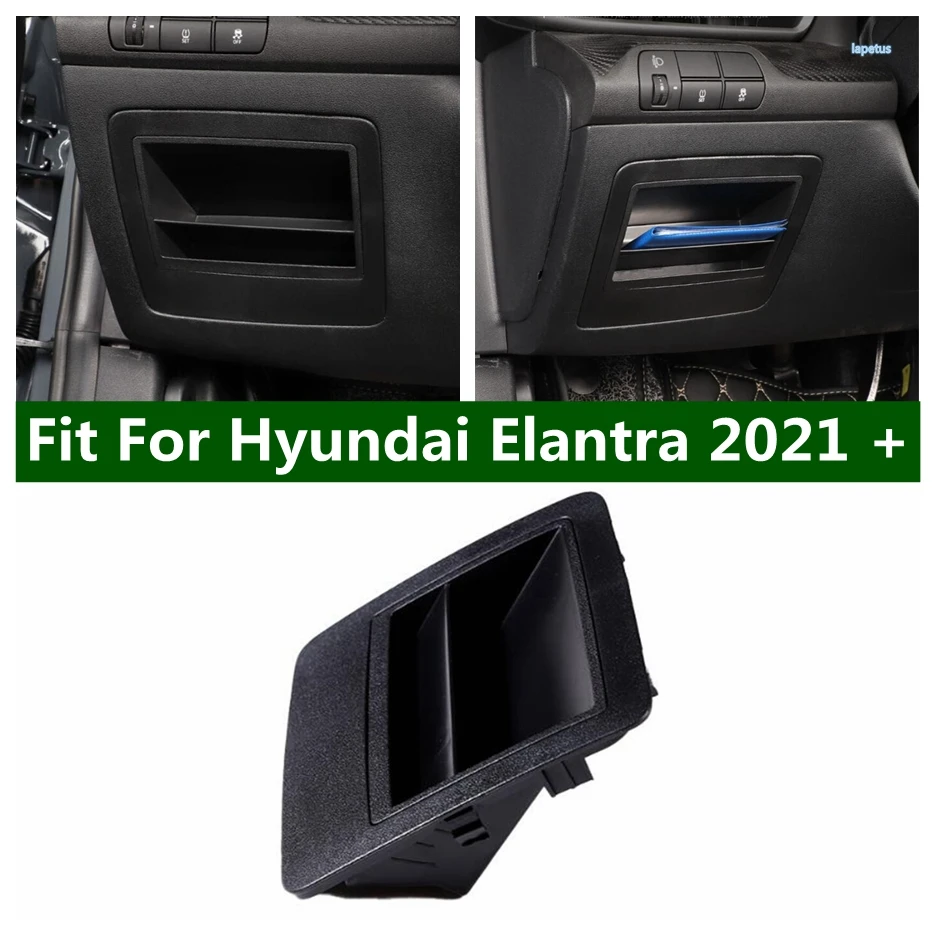 

Fuse Container Holder Tray Storage Box Refit Part Cover Trim Fit For Hyundai Elantra 2021 2022 2023 Interior Tidying Accessories