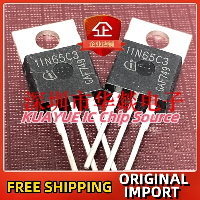 

10PCS-30PCS/ 11N65C3 SPP11N65C3 TO-22 0 650V 11A Fast Shipping Quality Guarantee