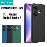 Nillkin for Xiaomi Redmi Turbo 3 Case Frosted Shield Pro TPU Frame PC Shell Luxury Back Cover for Redmi Turbo3 With Lanyard Hole