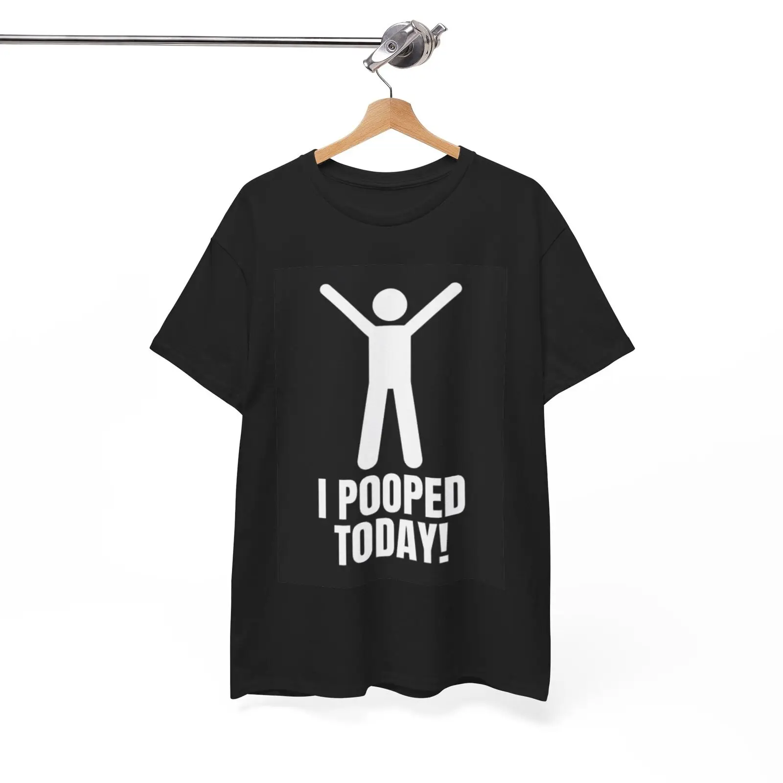 I Pooped Today Funny T Shirt Dad Jokes Heavy Cotton