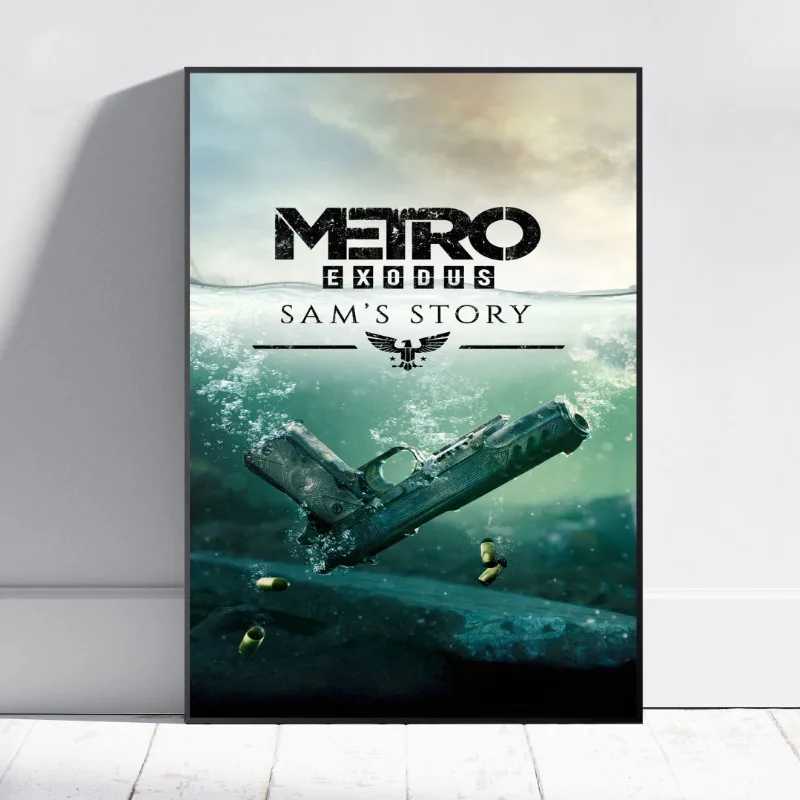 Metro Exodus Modern Adventure Shooting Hot Video Game Posters and Prints Canvas Printing Wall Art Picture for Gaming Room Decor