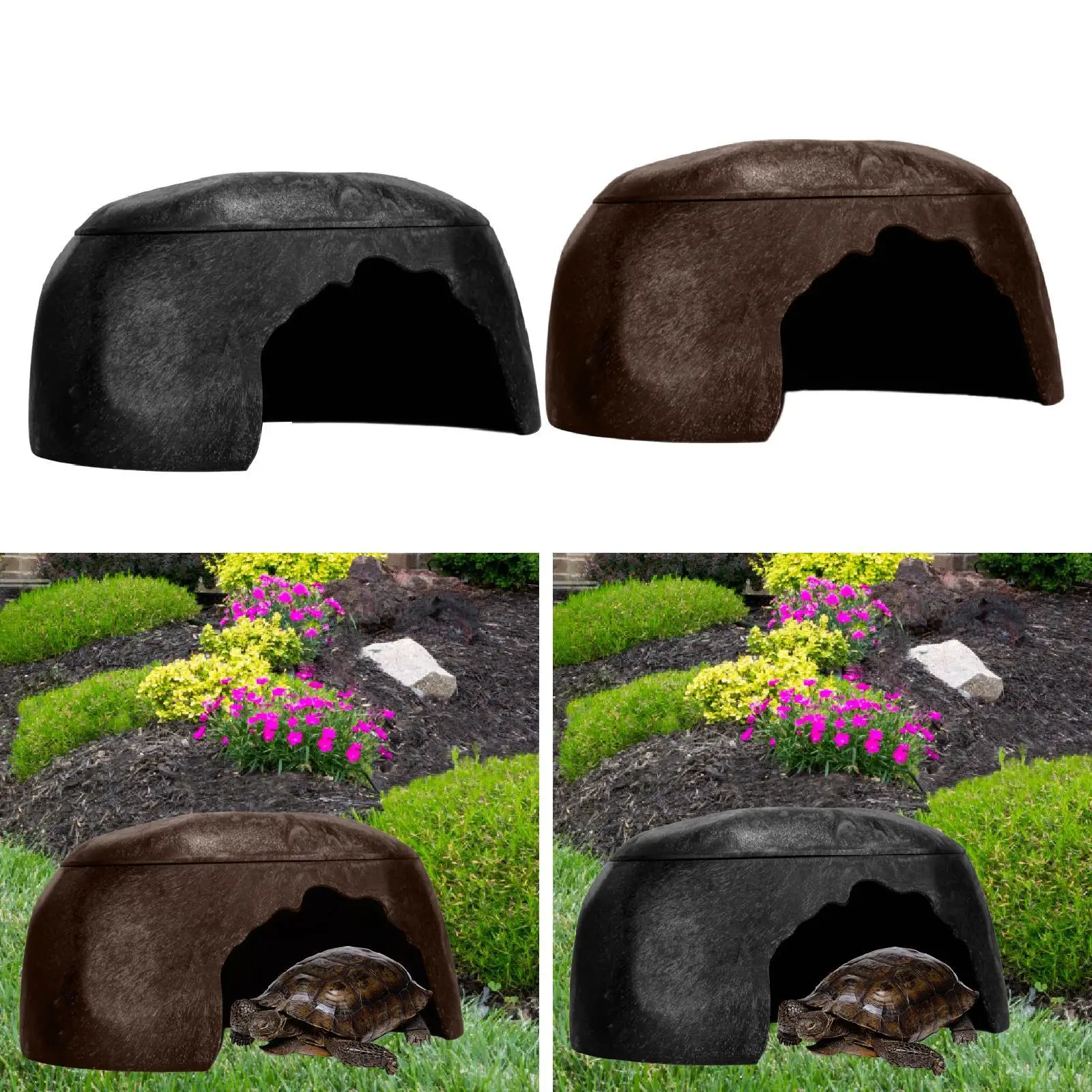 

Turtle Humidification Shelter Hideout Versatile Portable Landscaping Cave