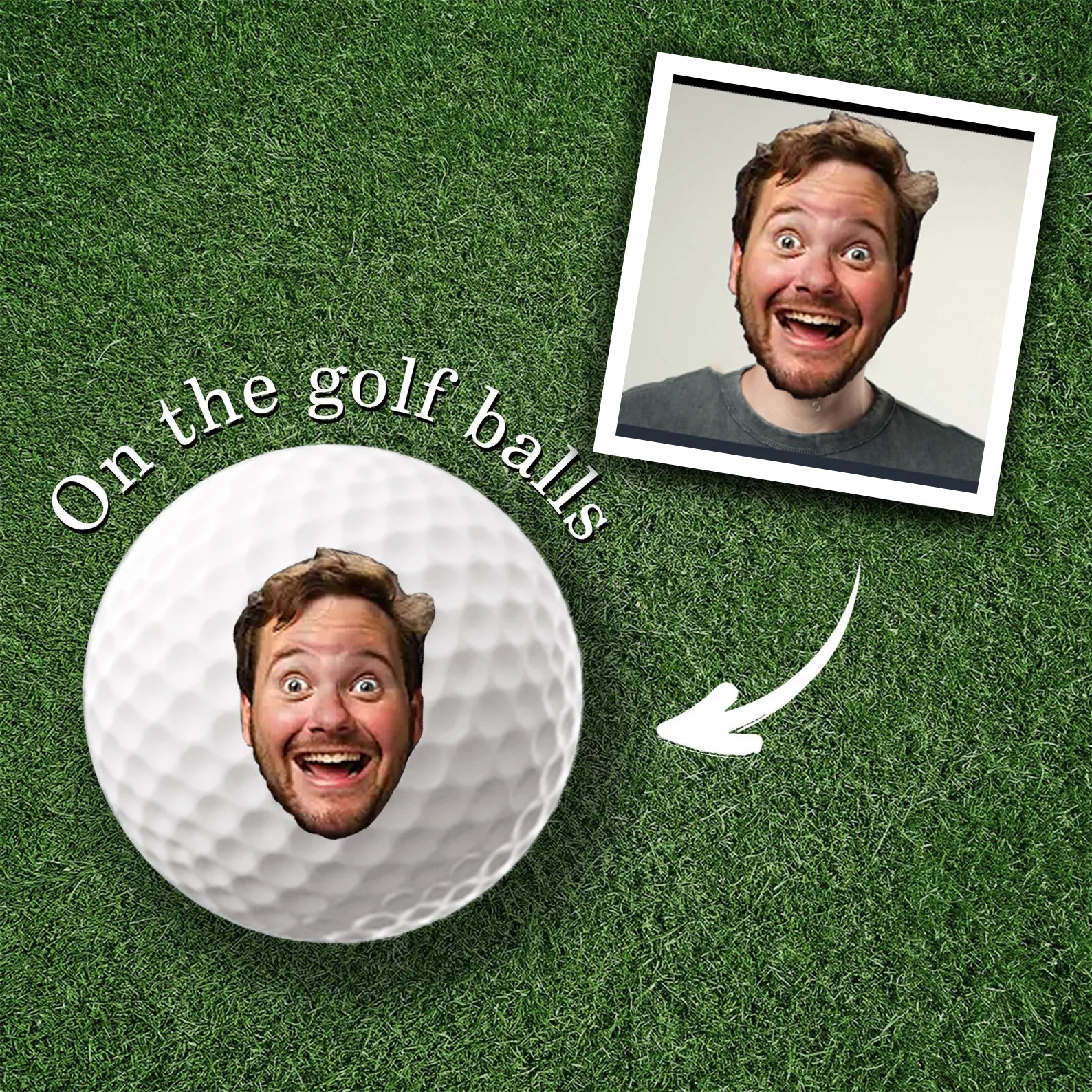 

Custom Photo Golf Ball Personalized Logo Text Print DIY Customized Golf Ball Sports Gift