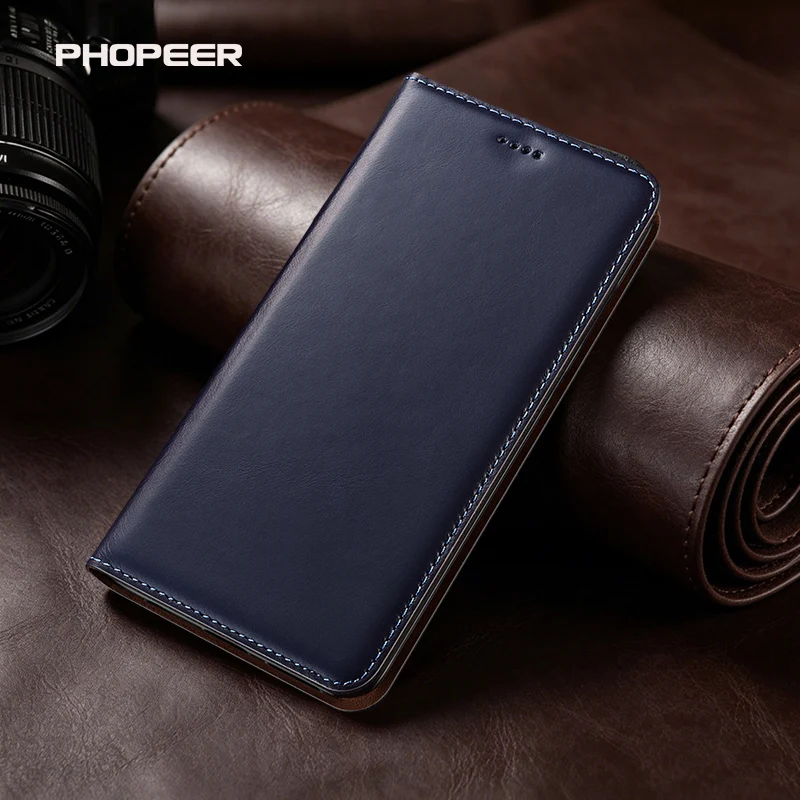 Luxury Genuine Leather Case for Ulefone Armor 34 33 30 28 27 26 25 24 23 22 T Pro Plus Wax fall pattern card pack phone case