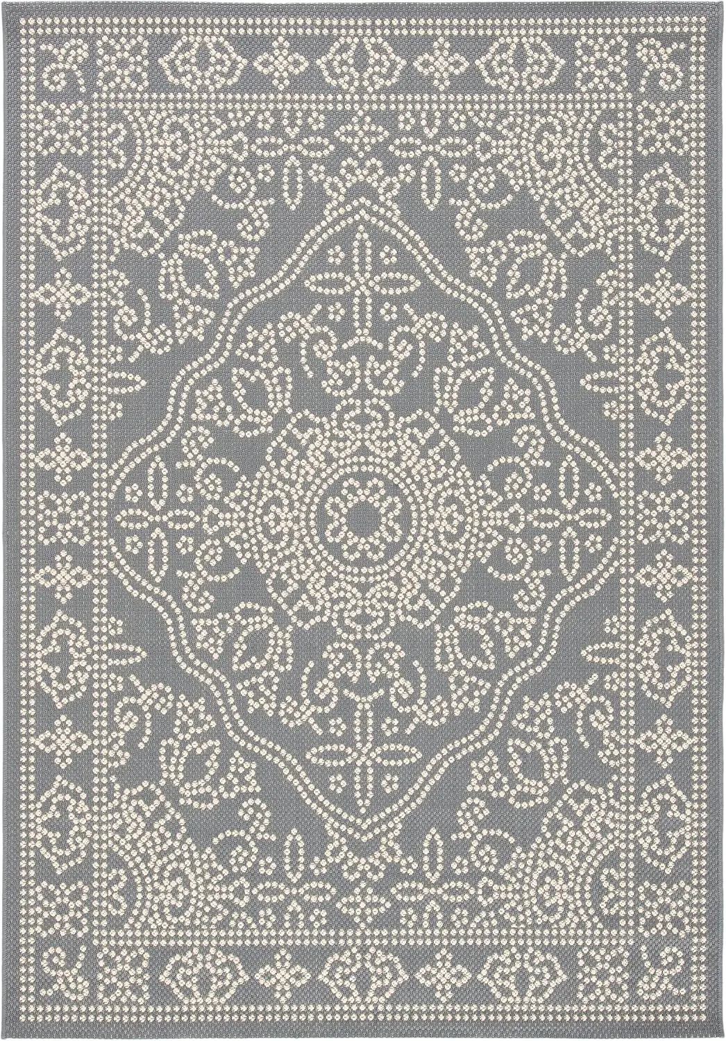 Washable Rug Outdoor Courtyard Collection - 5'3