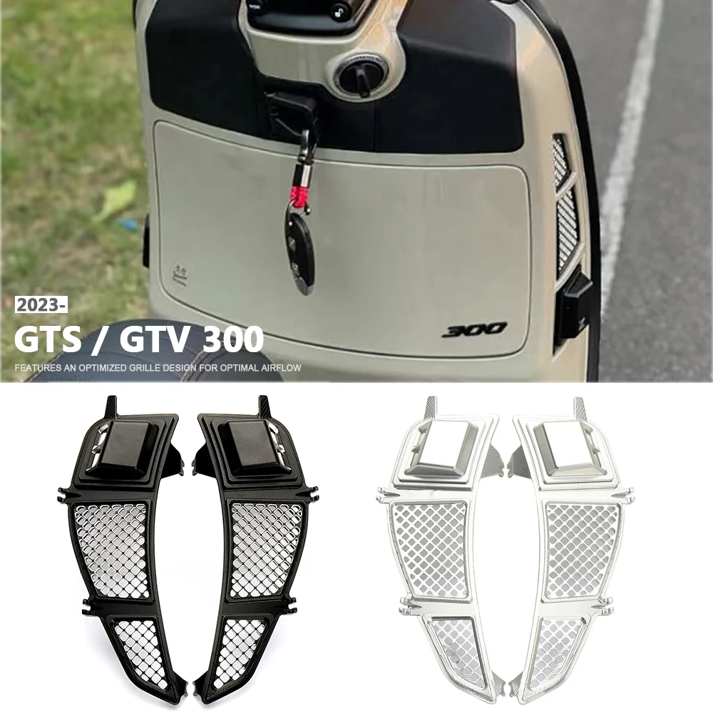 

For Vespa GTS 300 GTV 300 GTS300 GTV300 2023 2024 Motorcycle Radiator Guard Grille Protector Cover Engine Cooling Protection Kit