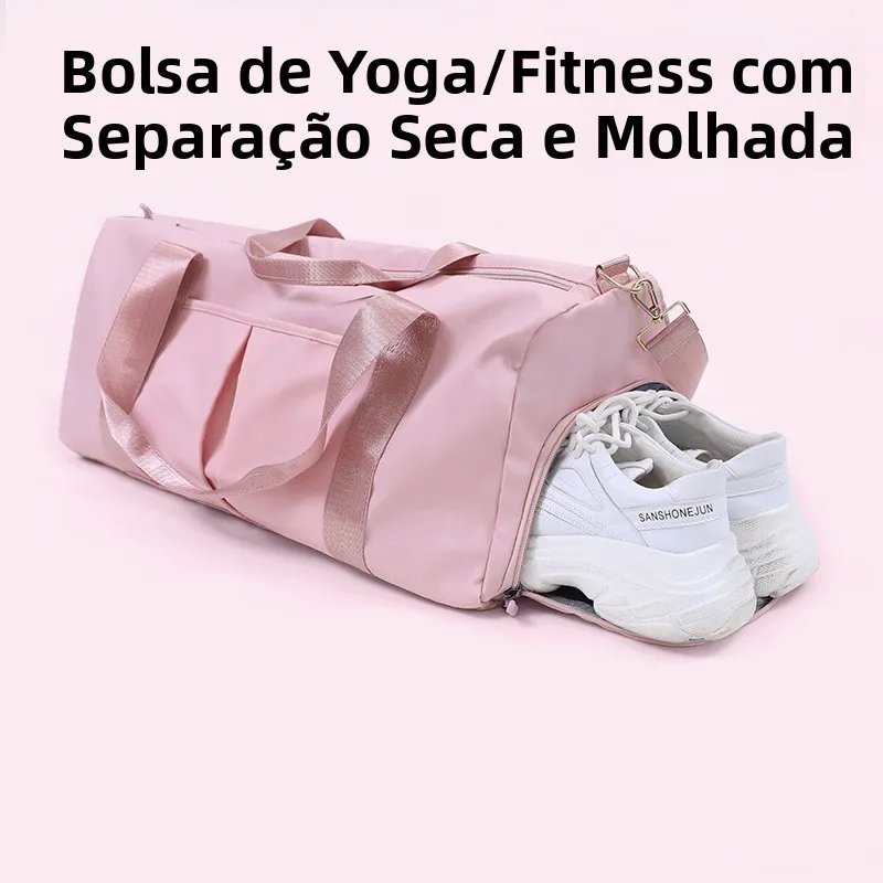 trendy-large-capacity-fitness-bag-women's-handheld-swimming-outdoor-sports-travel-yoga-bag-wet-and-dry-separation-training