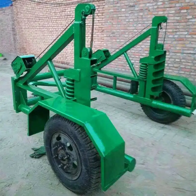 Multifunctional pay-off gun car Electric take-up car Cable pay-off gun car Hydraulic mechanical hand crank