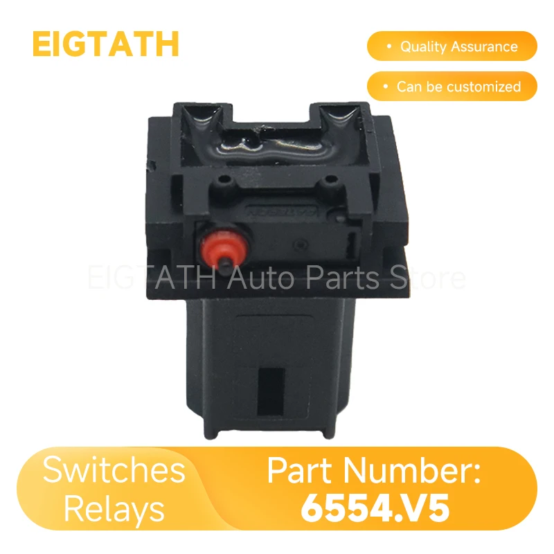 6554V5 Контактный микропереключатель багажника автомобиля для Peugeot 206 307 308 407 Citroen C3 C4 Berlingo 6554.V5 Износостойкие детали Автомобильные аксессуары Инструменты