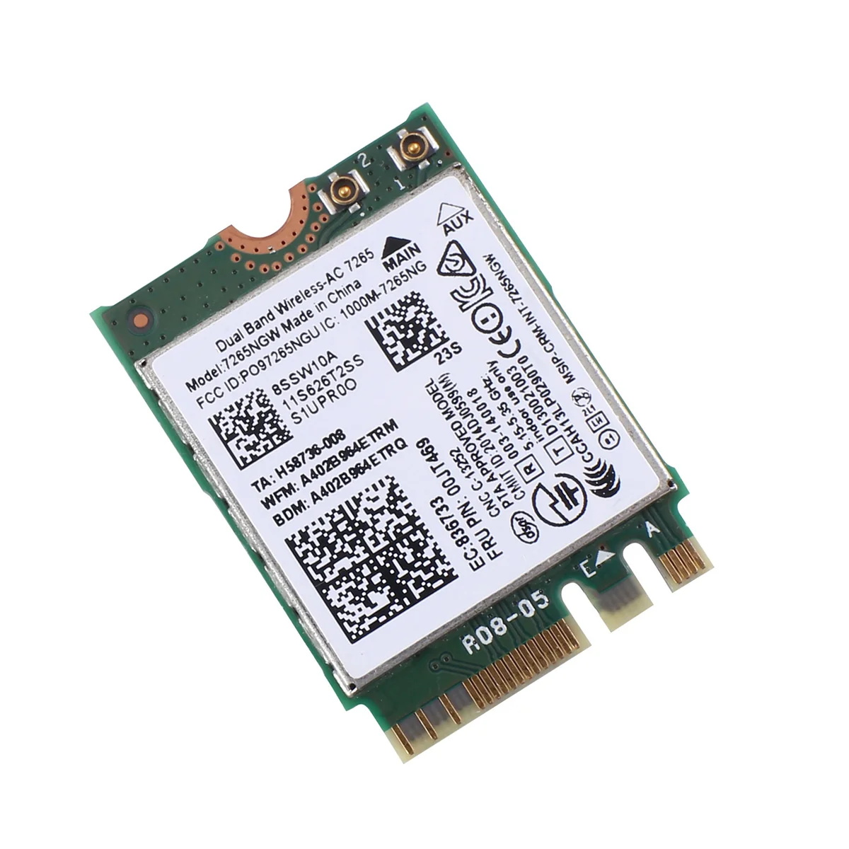 AC7265 7265NGW karta WiFi FRU00JT469 802.11AC NGFF BT4.0 dla serii Lenovo Thinkpad E550 E455 E555